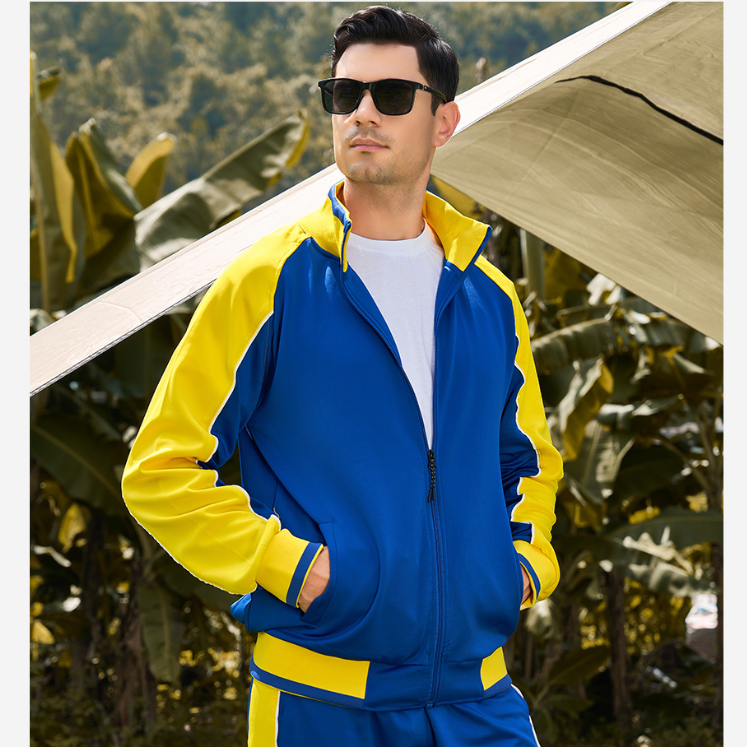 Men's Plus Size Autumn Long-Sleeved Sportswear Set