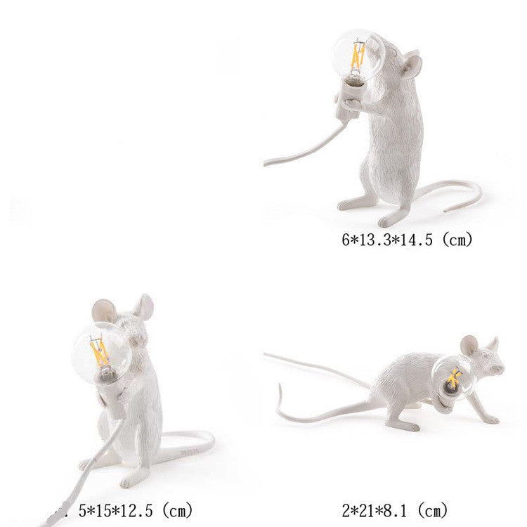 Mini Nordic Mouse Lamp with Industrial Design