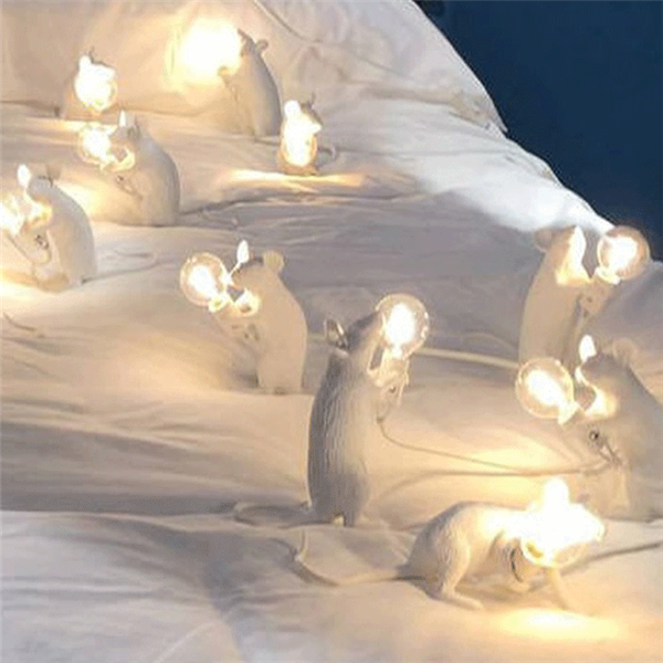 Mini Nordic Mouse Lamp with Industrial Design
