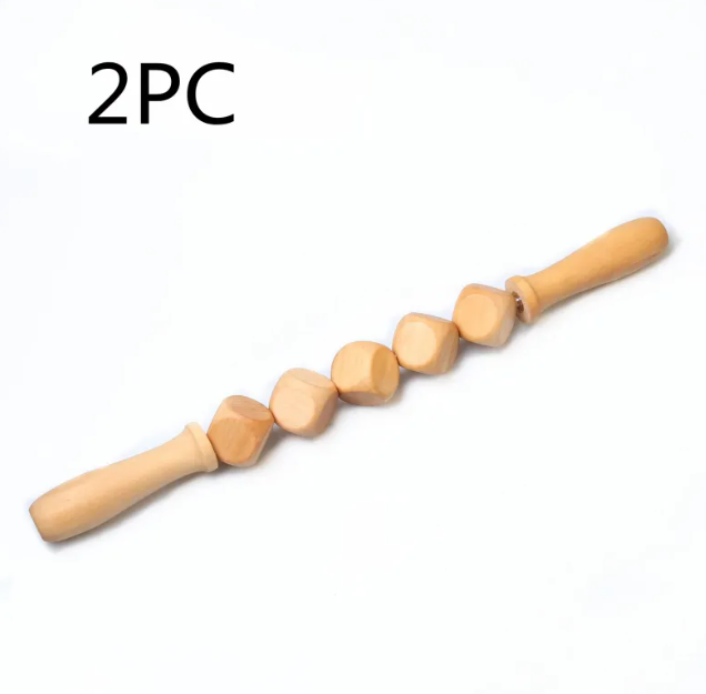 Juego de rodillos de madera anticelulíticos para masaje de manos (varias opciones)